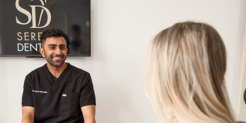 IV sedation consultation at Seren Dental